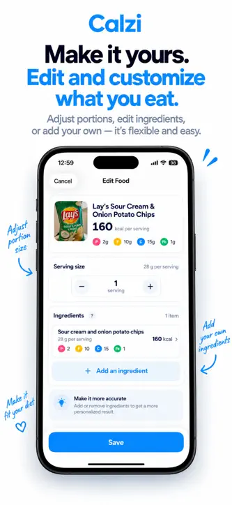 Calzi: Calorie & Macro Tracker screenshot 6