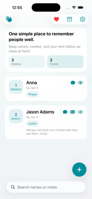 NameDrop: Remember People screenshot 3