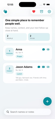 NameDrop: Remember People screenshot