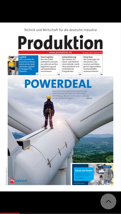 Produktion eMagazin Screenshot