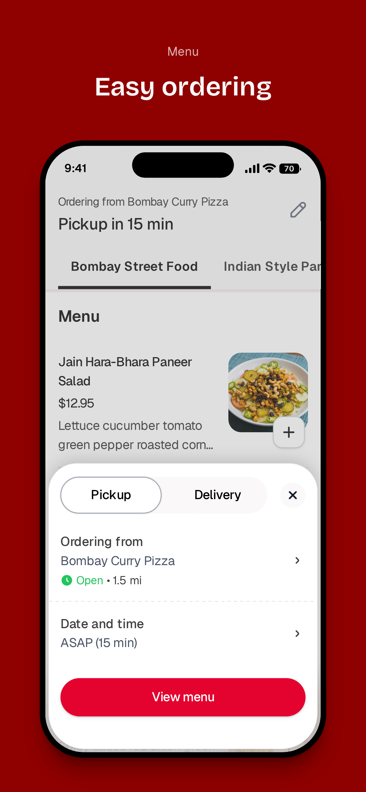 Bombay Curry Pizza To Go screenshot 3