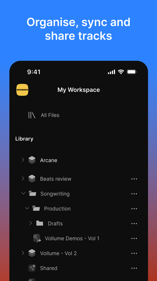 #4. Vollume Control: Sync & Share (iOS) Ved: Tourean