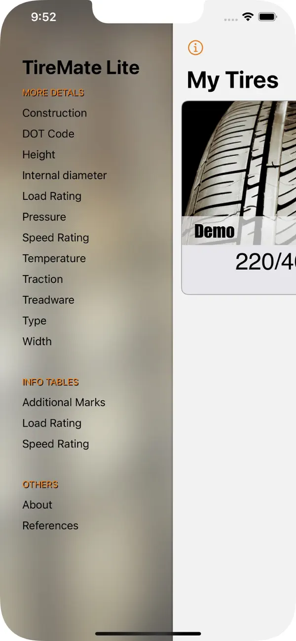 Screenshot #1 pour TireMate Lite