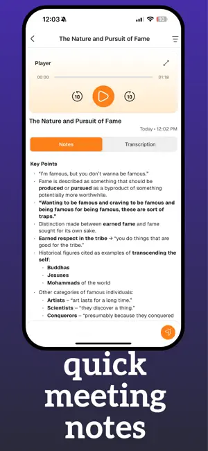 Briefly - AI Notes, Email&Cal screenshot 3