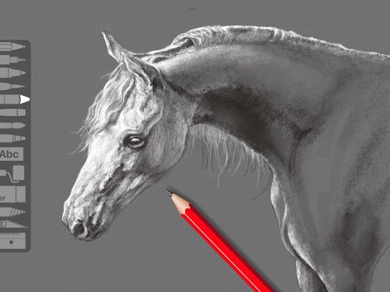 Tayasui Sketches School iPad app afbeelding 5
