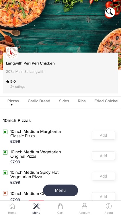 Langwith Peri Peri Chicken