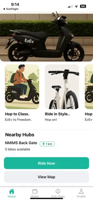 EzEv - Rides screenshot 2