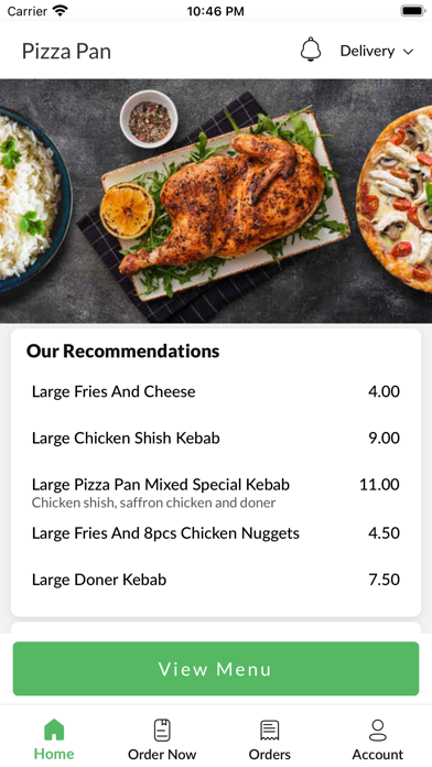 Pizza Pan. Screenshot
