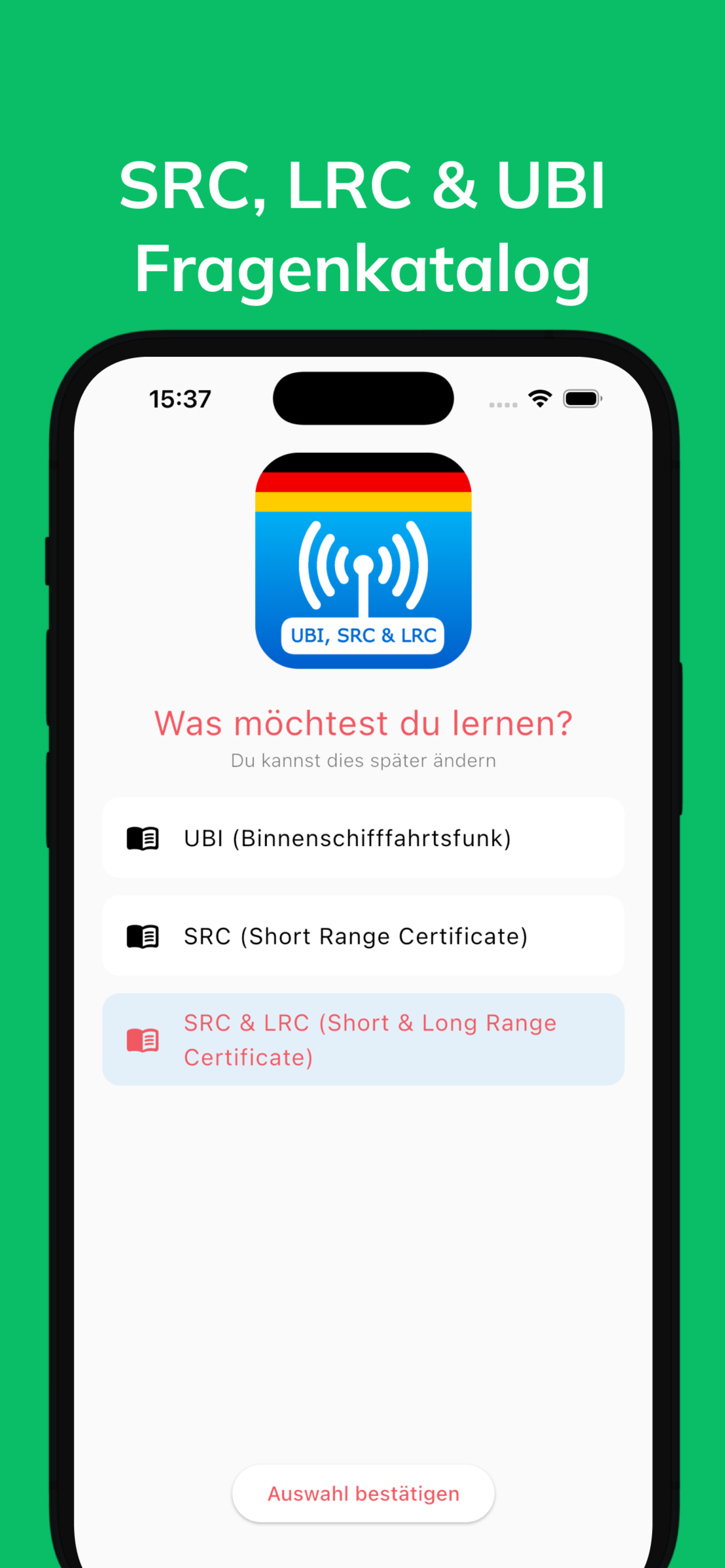 Seefunk: SRC, LRC & UBI Fragen screenshot 2