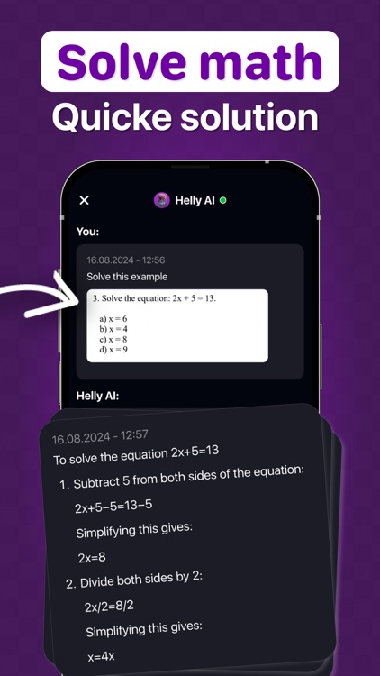 Homework helper - Tomath AI