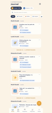 Marelle : carnet IEF Screenshot 1 of 5