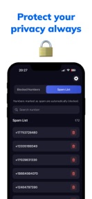 Caller ID: spam call blocker screenshot