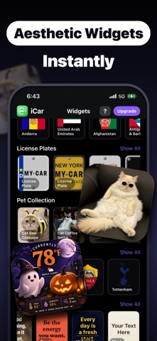 iCar - Car Widgets & Dashboard Screenshot 6 of 6