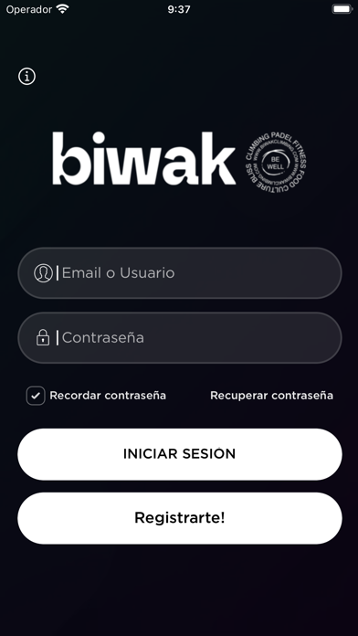 Biwak Experience Screenshot
