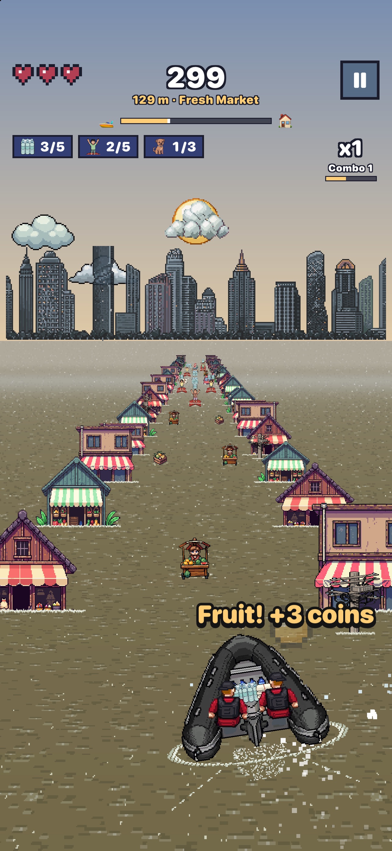 Screenshot 2 of Raft Rescue: Flood Heroes