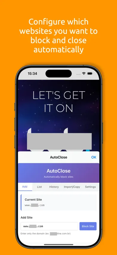 AutoClose - Website Blocker screenshot 1
