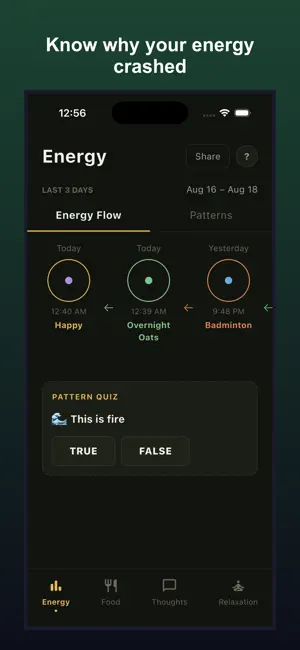 Energy Level & Mood Tracker screenshot 1