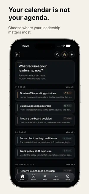 P1 Agenda screenshot 1