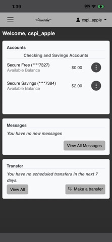 SBT Mobile Banking iPhone screenshot