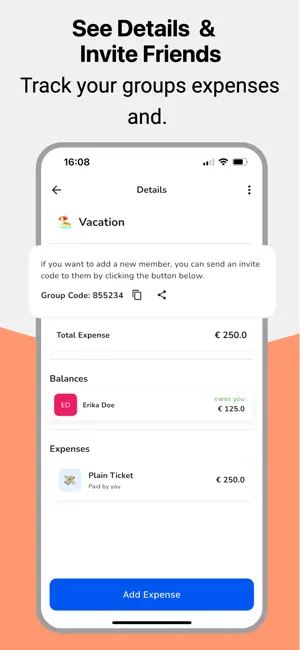 Sappla - Split groups expenses screenshot 4