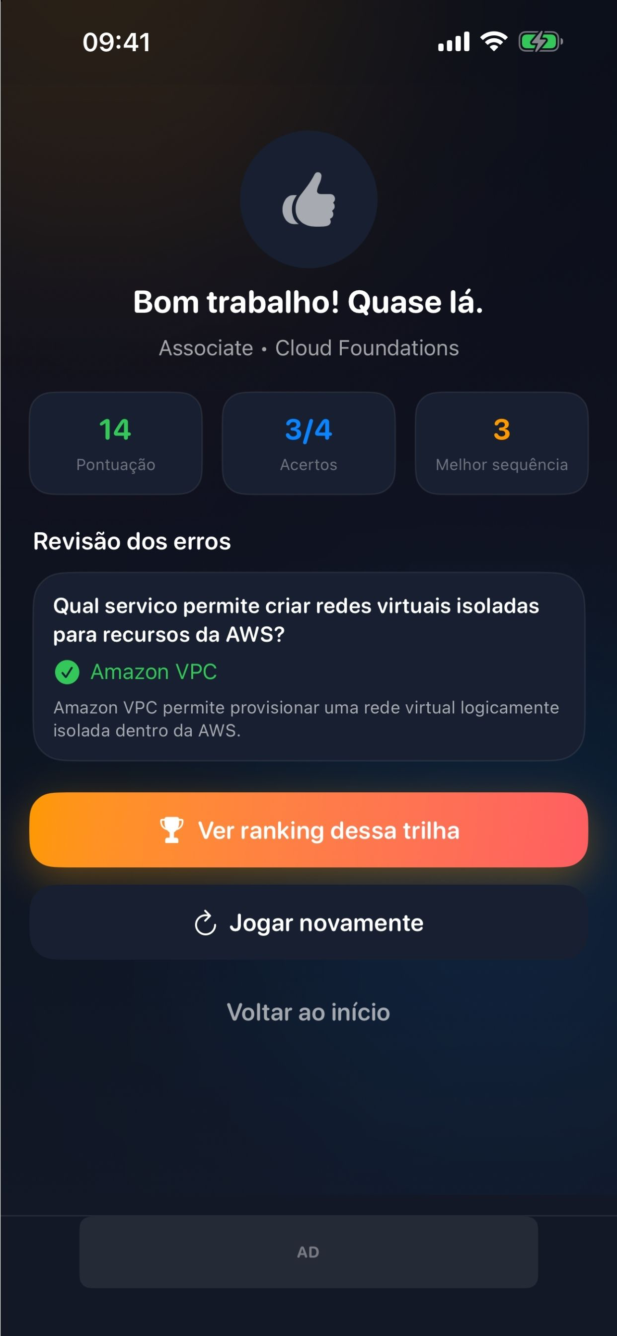 AWS Quiz Master screenshot 5