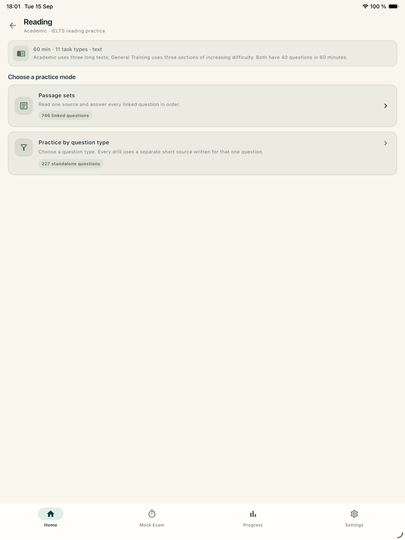 Screenshot 9 of IELTS 2026 Mock Exam