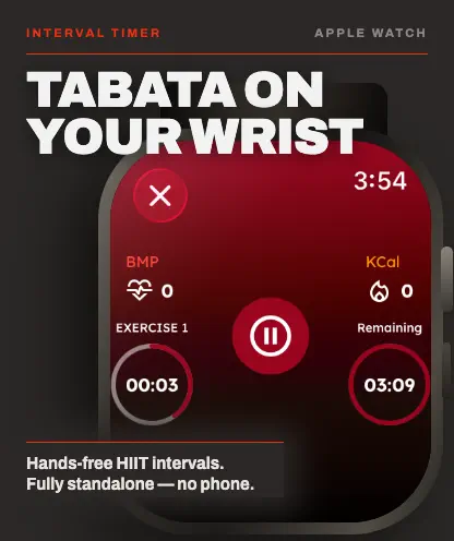 Screenshot #1 pour Tabata Timer & Interval timer