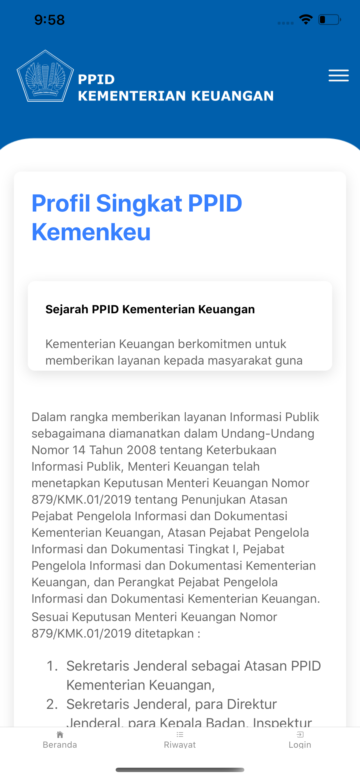 PPID Kemenkeu