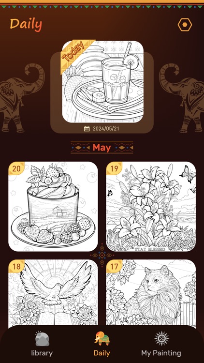 Black Color Paint By Number screenshot-7