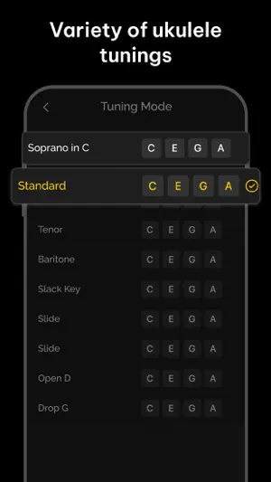 Ukulele Tuner: tune & chords screenshot 4