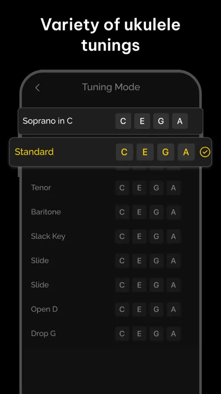 Ukulele Tuner: tune & chords screenshot 4 of 9