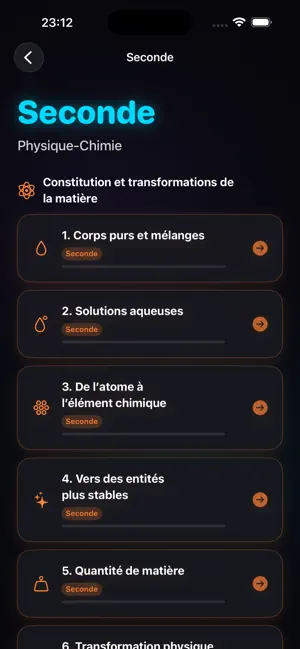 Orbite Physique‑Chimie screenshot 4