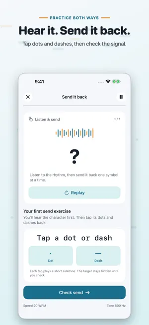 Morse Code Practice: Learn CW screenshot 2