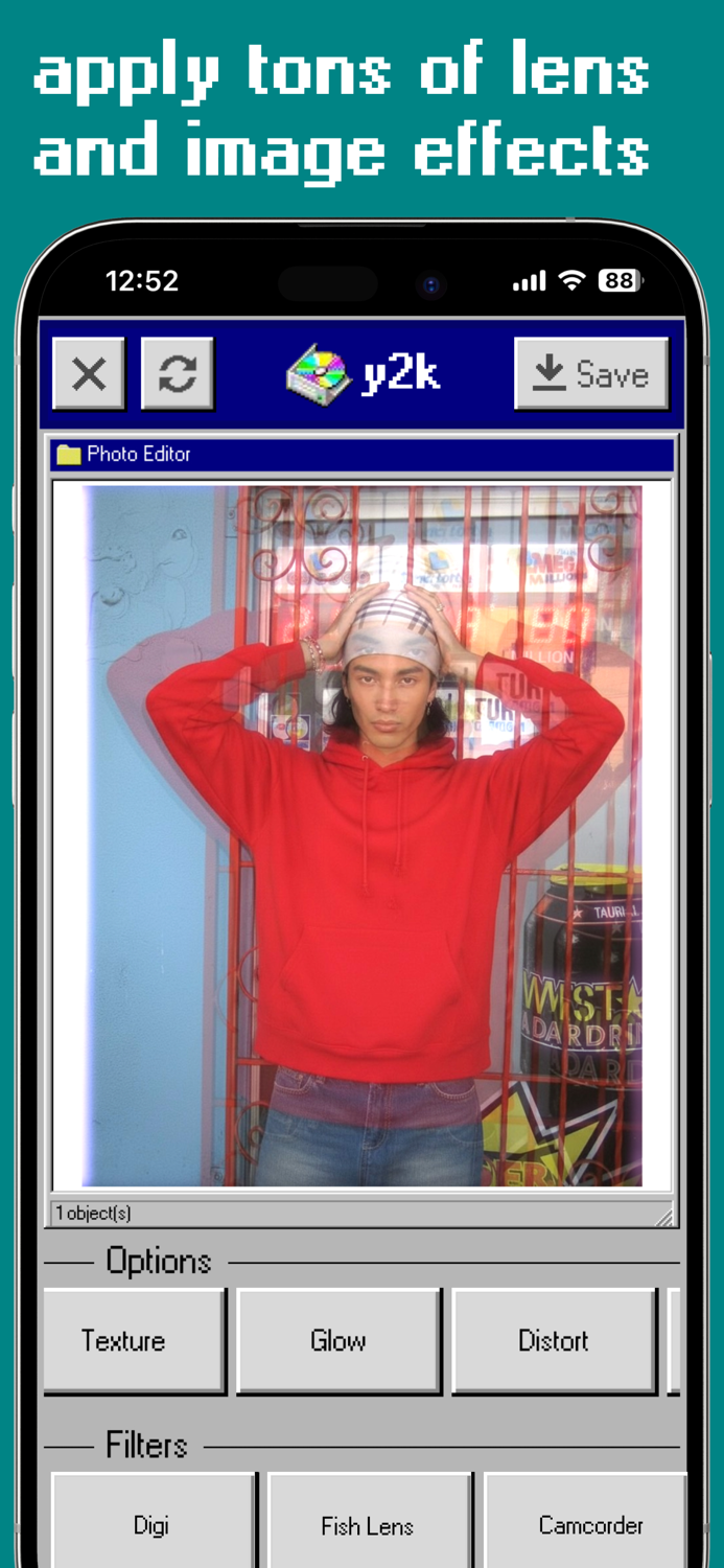 y2k 2000s photo editor