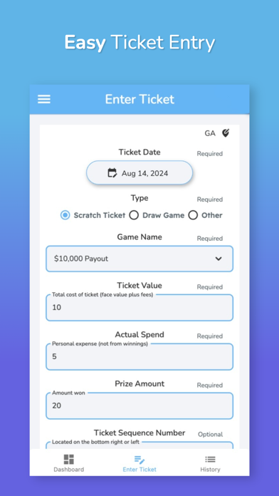 UpLotto iPhone screenshot 3 - Finance app