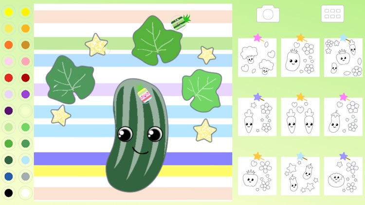 Vegetable Coloring Kid Toddler screenshot-9