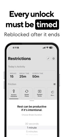 Breaktime: Focus App Blocker Screenshot 3 of 9