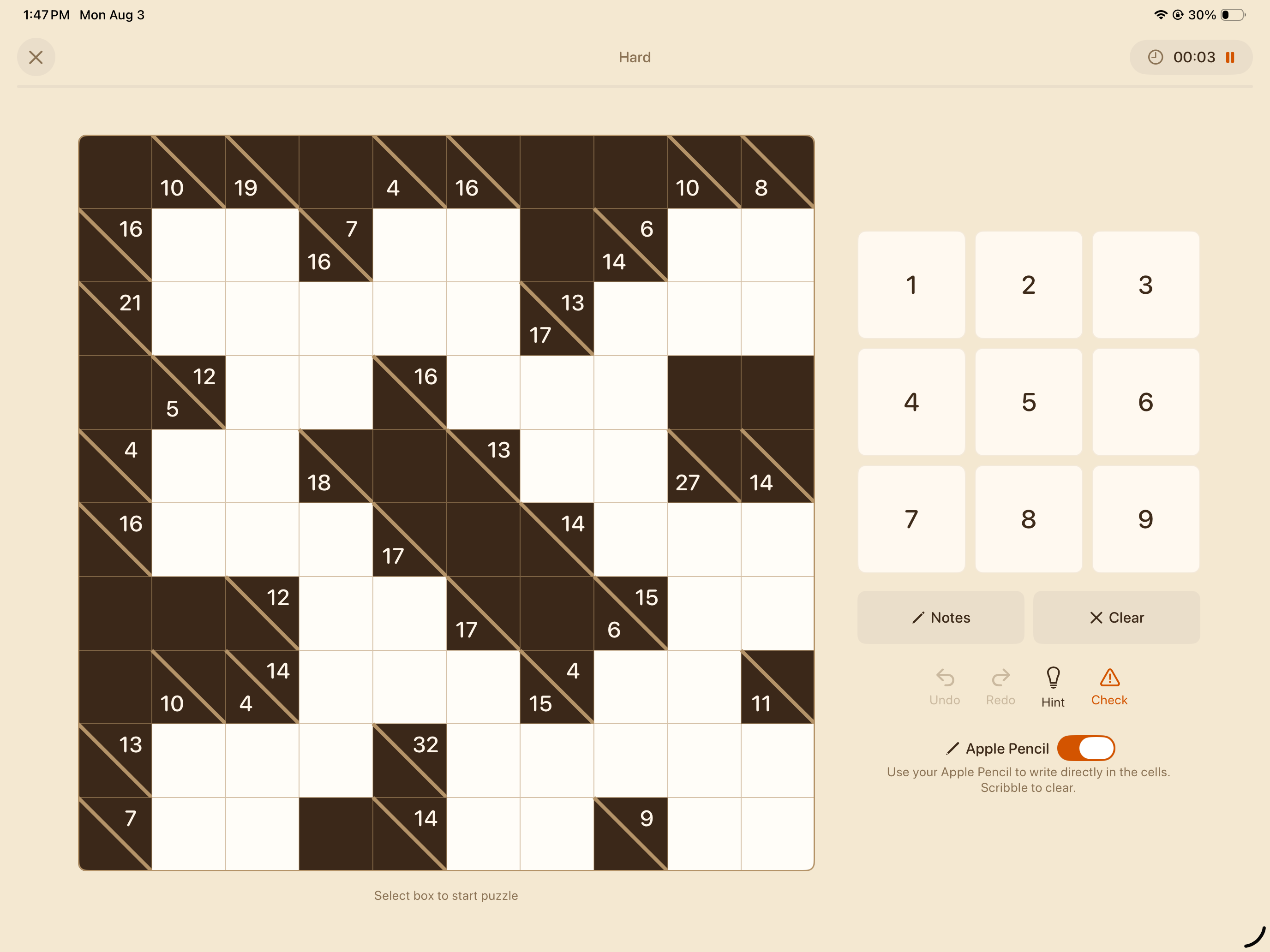 Play Kakuro! screenshot 10