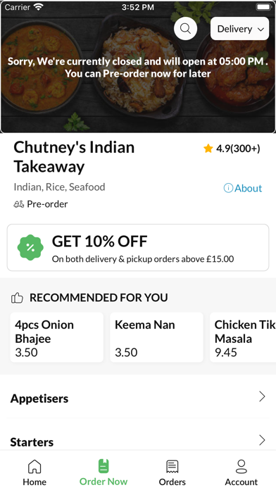 Screenshot #3 pour Chutneys Indian Takeaway