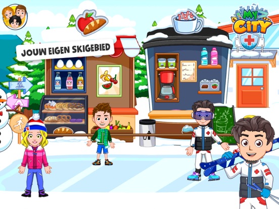 My City : Ski Resort iPad app afbeelding 4