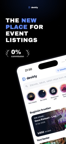 Devirly: Event Classifieds Screenshot 1 of 6