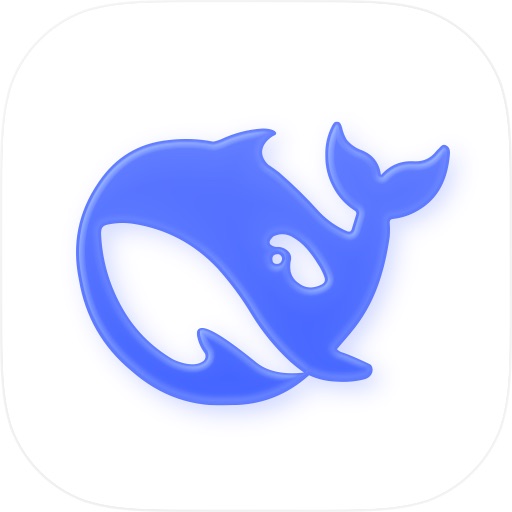 DeepSeek - AI Assistant 应用图标，美国 App Store 搜索结果