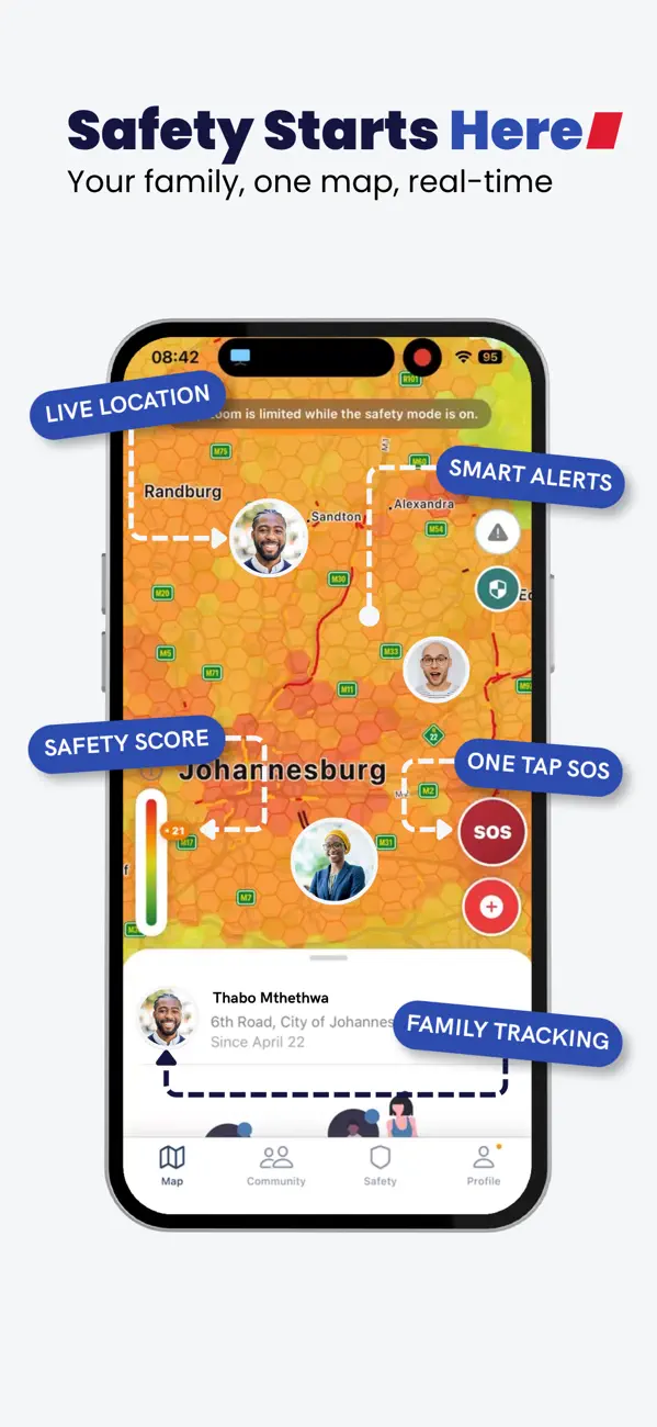 Screenshot #1 pour Namola - Safety & SOS Alert
