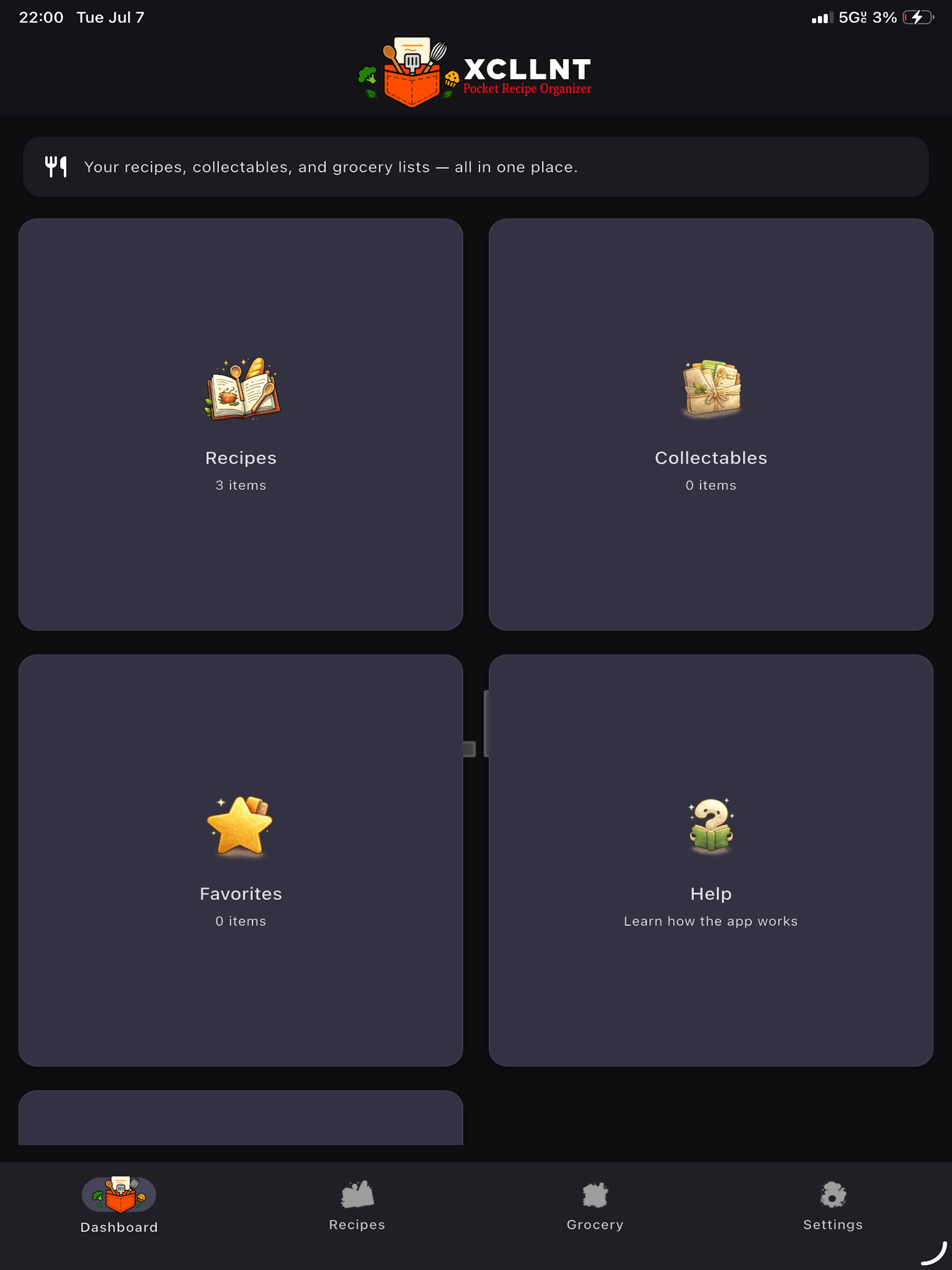 XCLLNT Pocket Recipe Organizer screenshot 12