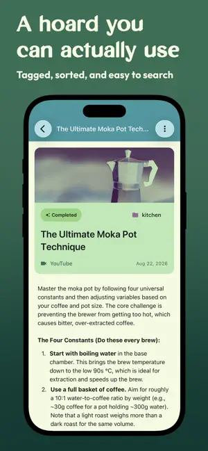Note Hoard: Smart Bookmarks screenshot 3