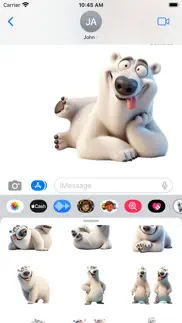 How to cancel & delete goofy polar bear stickers 2