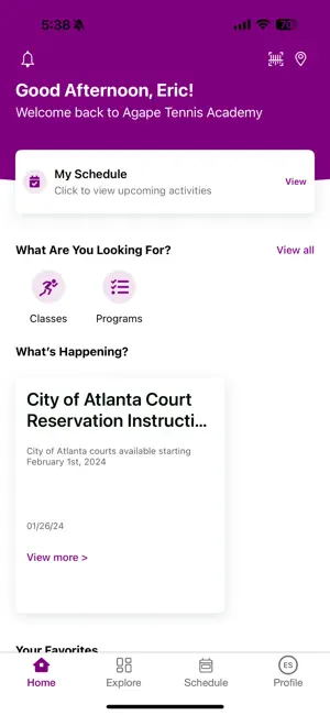 Agape Tennis Academy screenshot 1