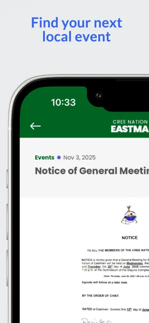 Cree Nation of Eastmain screenshot 2