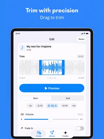 Video to Ringtone - TrimTone iPad screenshot