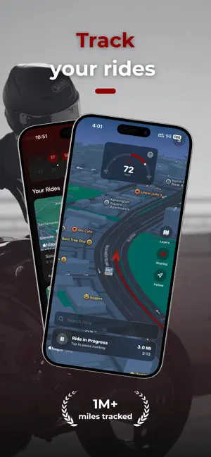 Reva - Ride Tracker screenshot 1